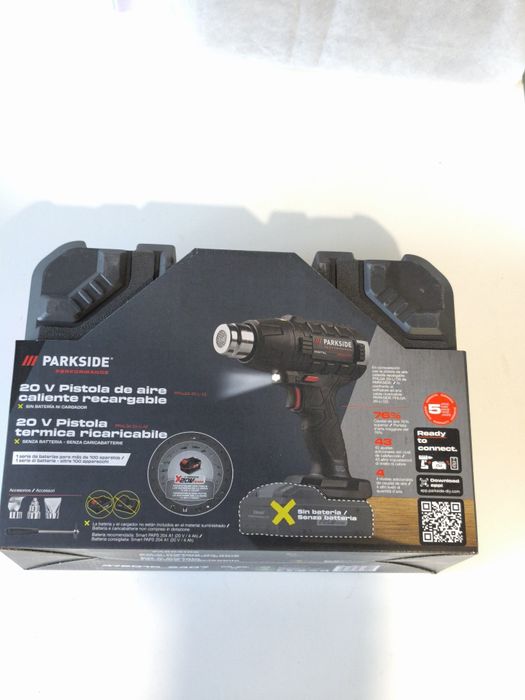 Soprador Ar Quente Parkside 20v Performance