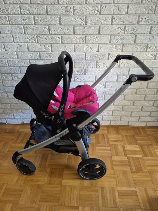 Wózek Maxi Cosi Elea 3w1 gondola, spacerówka, nosidełko, torba, paraso