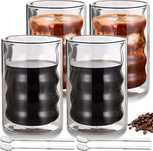 Szklanki do latte macchiato o podwójnych ściankach 4 sztuki, 400 ml