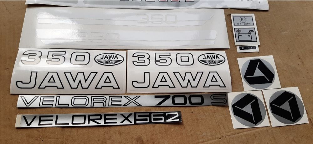 НАКЛЕЙКИ ЯВА 638, CZ чезет, VELOREX 562 700 оригинал
