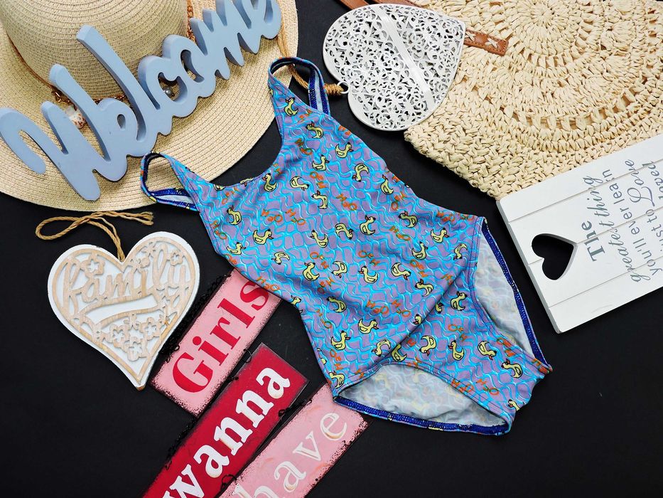 Fashy - jednoczęściowy strój kąpielowy kaczuszki r 116