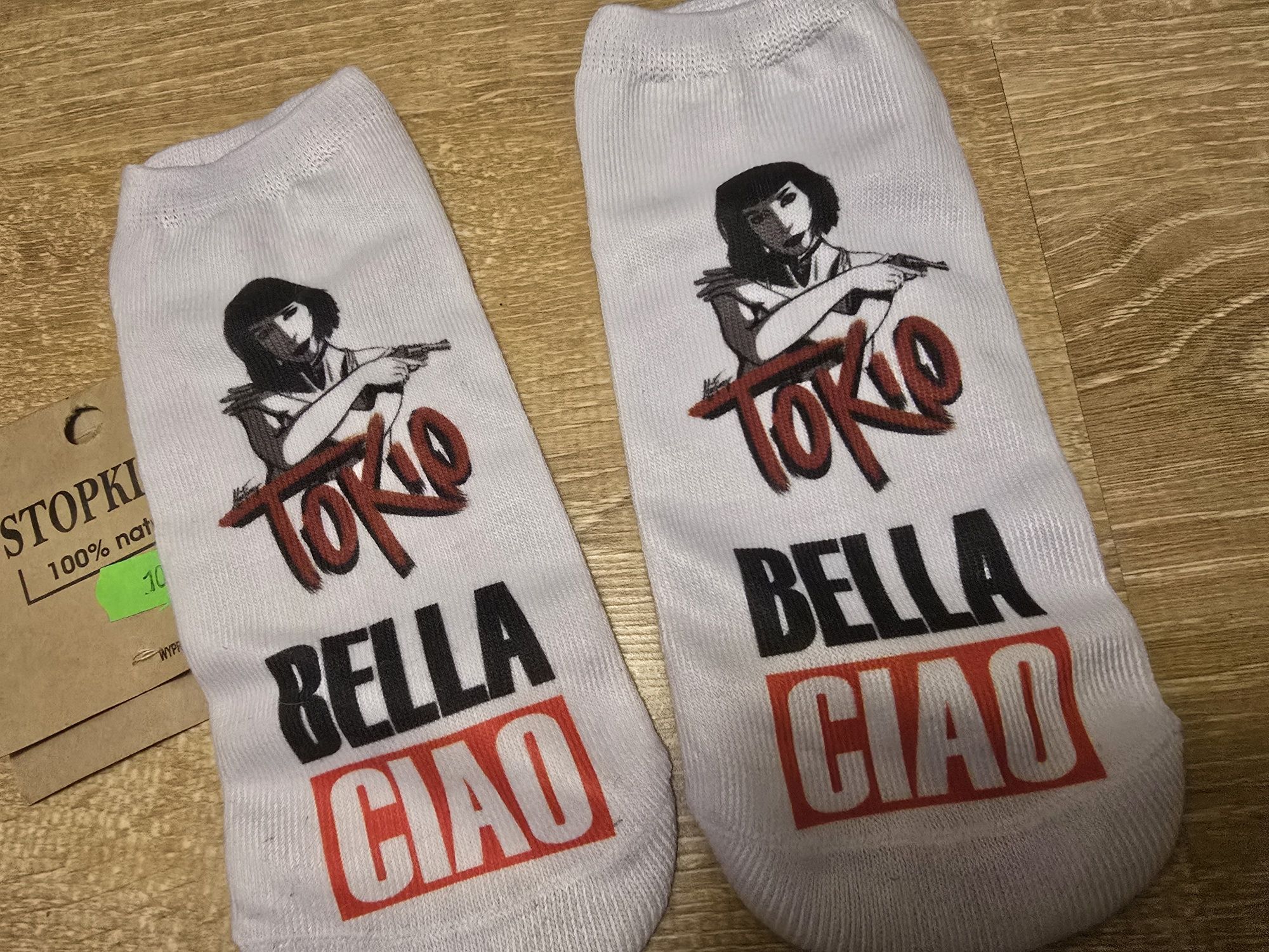 Stopki 39-41 Tokio Bella Ciao dom z papieru 100% natural