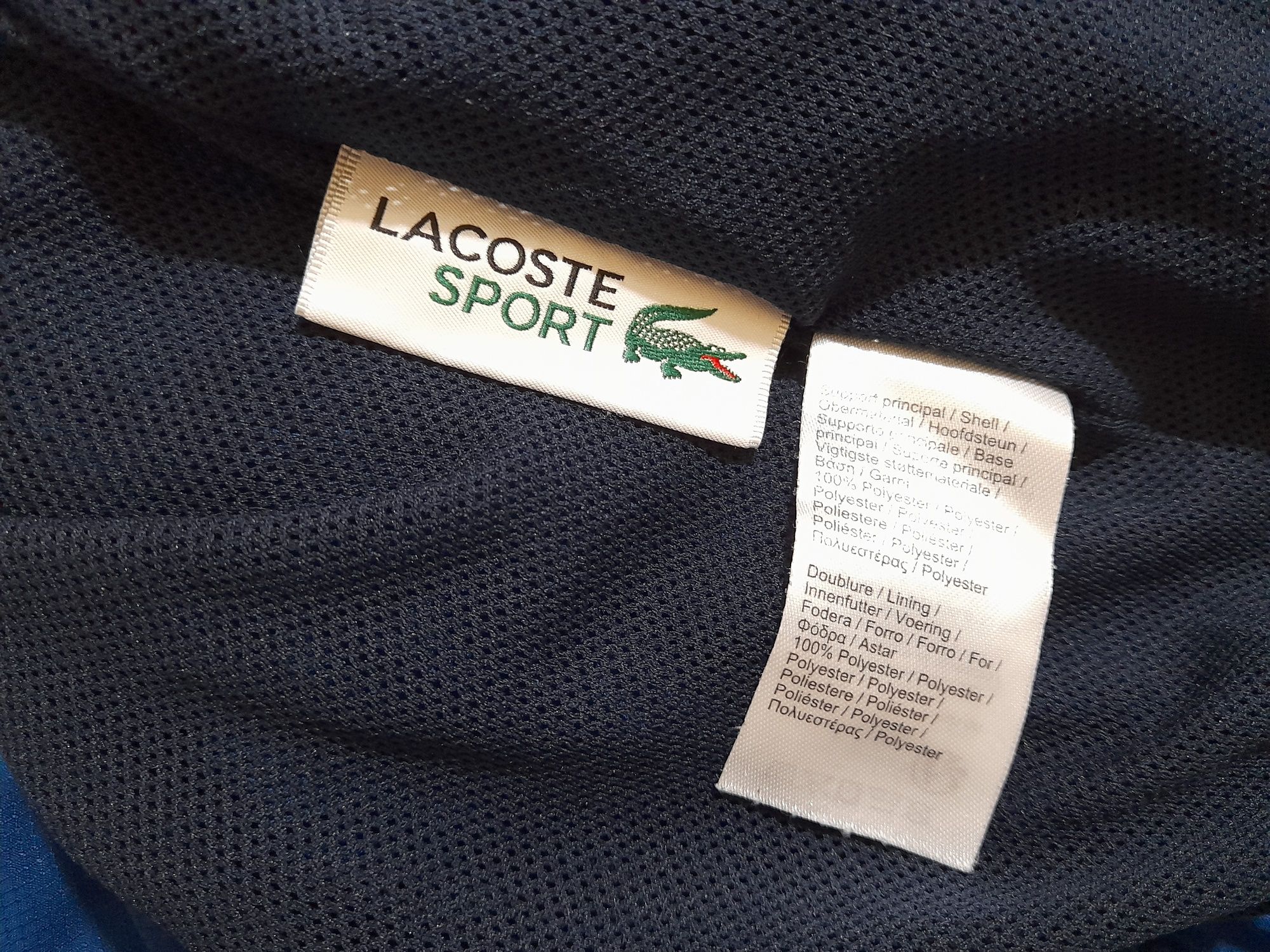 Оригінал Lacoste Sport спортивна кофта куртка вітрівка