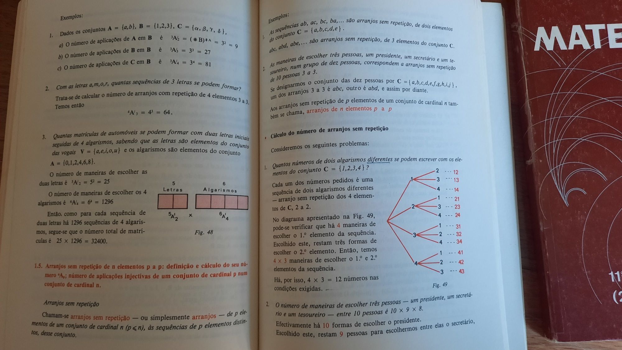 Livros matemática antigos
