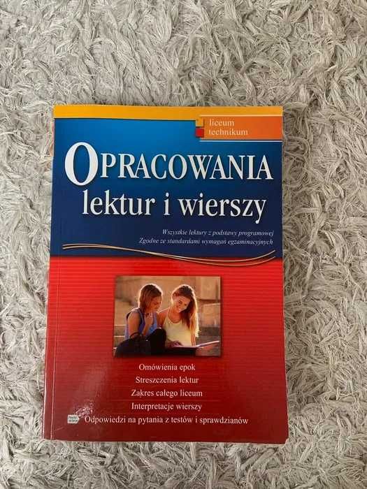 Opracowania lektur i wierszy  Szkoła podstawowa  Klasy 7-8