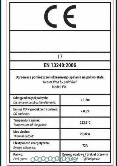 Piec 20 kW nadmuchowy nagrzewnica z nadmuchem