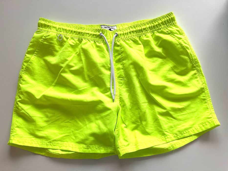 New Yorker Fishbone kąpielówki męskie szorty żółte