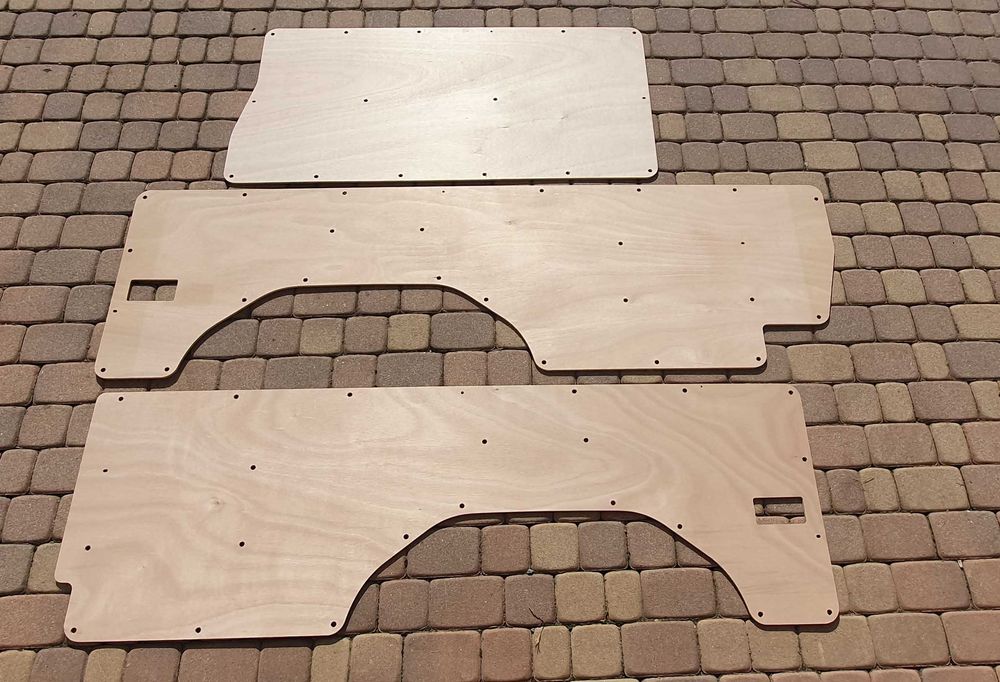 Zabudowa Renault Master 4 L3H2 Boki Tapicerka Boczk