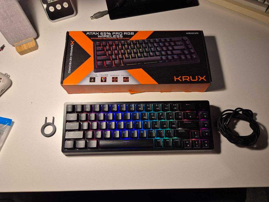 Klawiatura Krux Atax 65% PRO RGB (Gatero Yellow Pro)