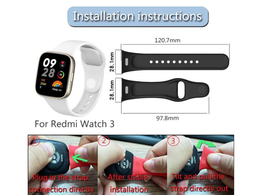 bransoletki brlyyoe 10szt  do zegarka xiaomi redmi watch 3