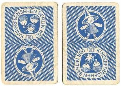 Дитячі ігрові карти "Sandmännchen" 1960-х (Kinderfernsehen.Berlin.DDR)