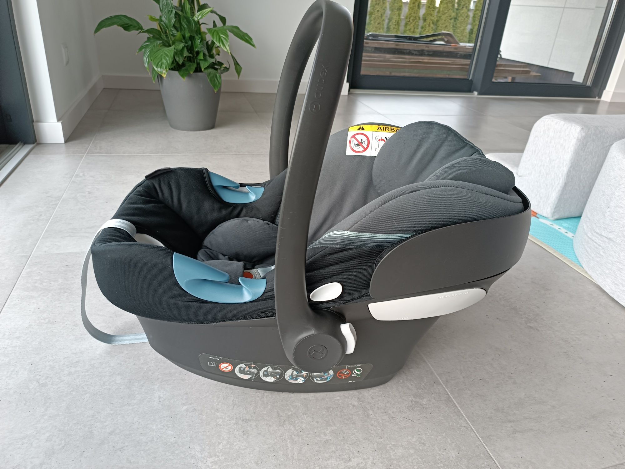 Fotelik, nosidełko, Cybex aton M black 0-13 kg