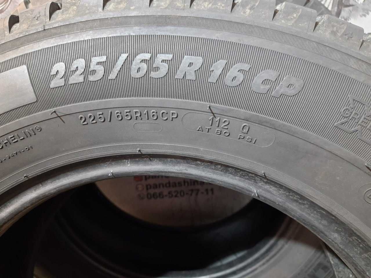 Шини 6мм 225/65 R16C MICHELIN AgilisCamping б/в літо склад