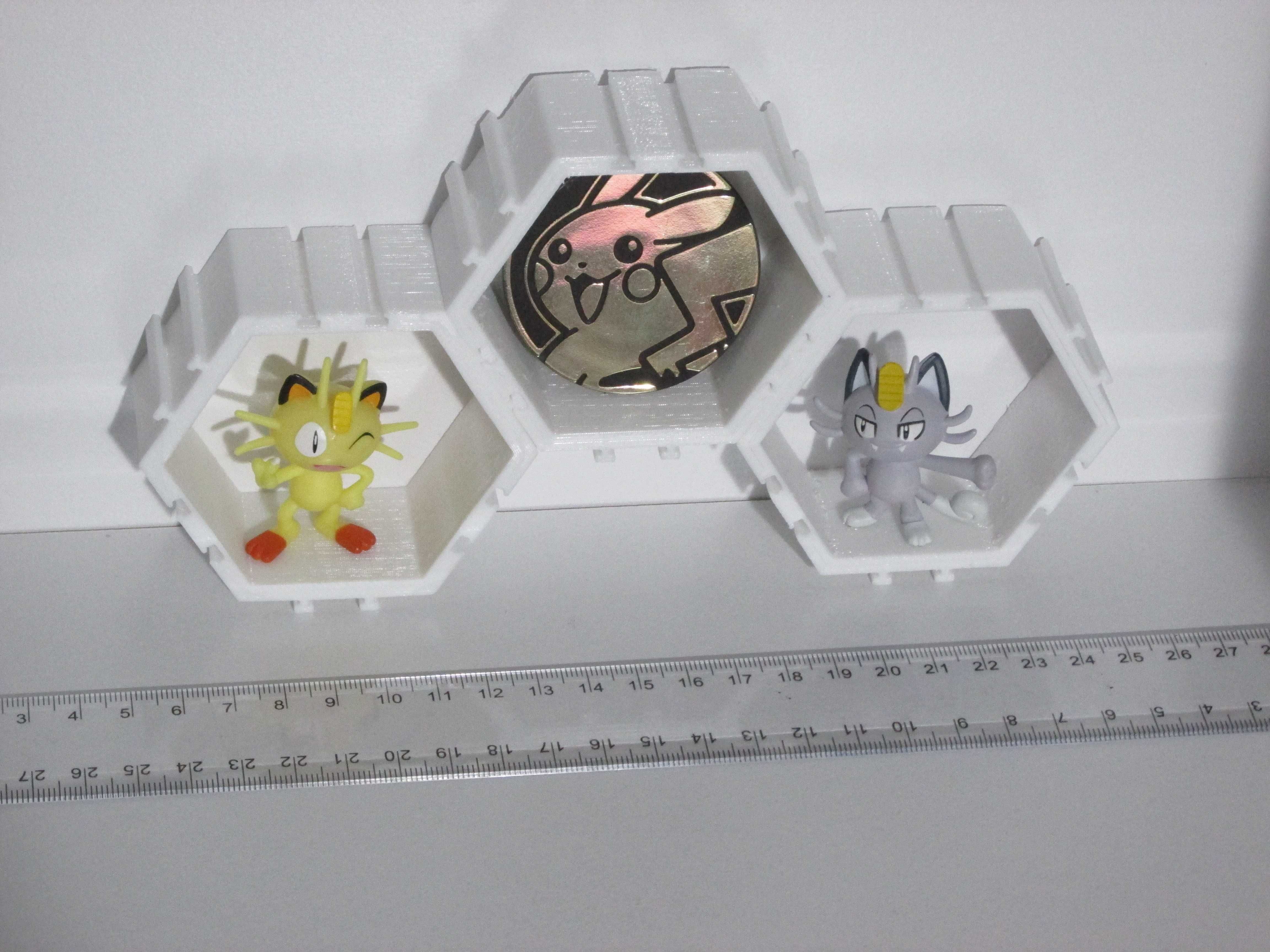 Pack Pokemons Meowth com 3 figures display