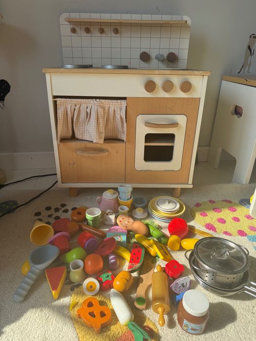 kuchnia dziecieca drewniana Zara Home i akcesoria