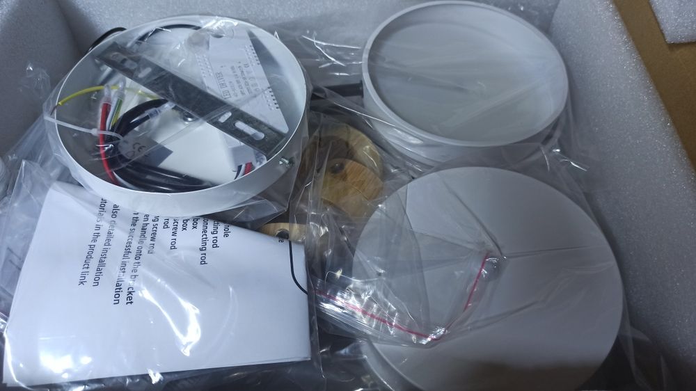 Люстра лед світильник білий сірий стельовий 93 см 60Ватт до 20 м²