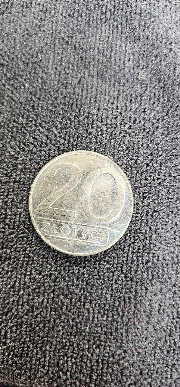 Sprzedam 1 monete 20 zl 1987