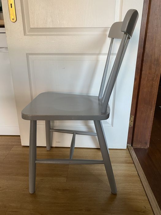 2 cadeiras de cozinha - cinzento