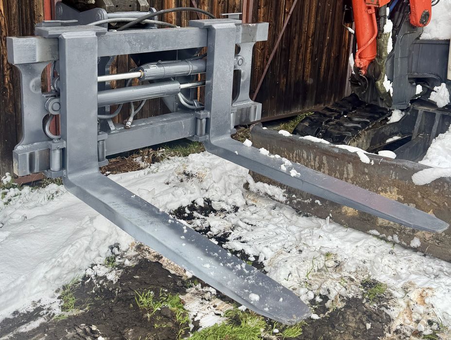 Widły paletowe hydrauliczne do koparki Kalmar s50, 8cm