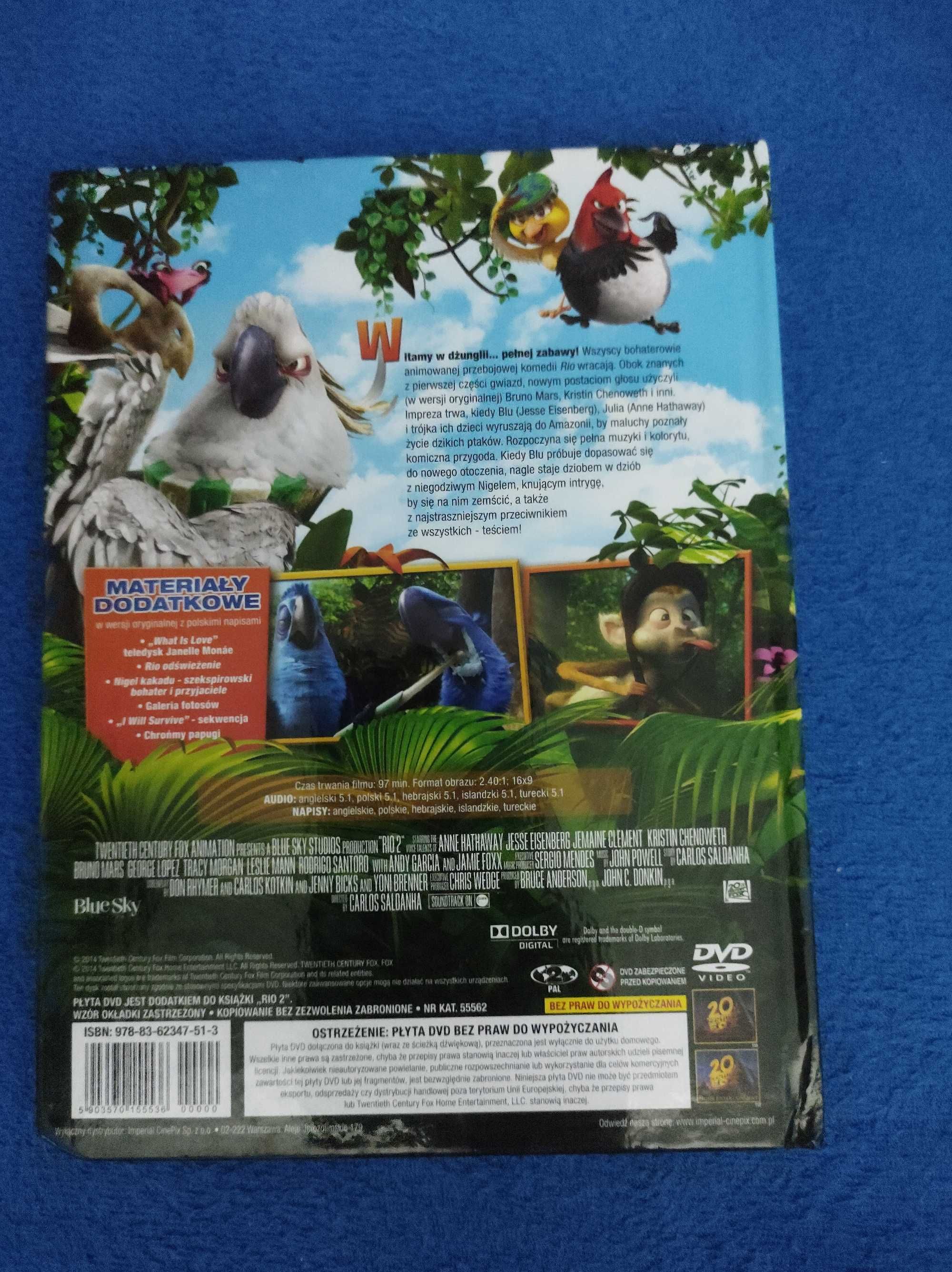 Bajka na dvd Rio 2