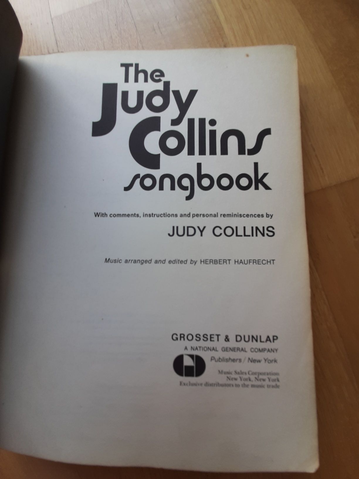 The Judy Collins songnook