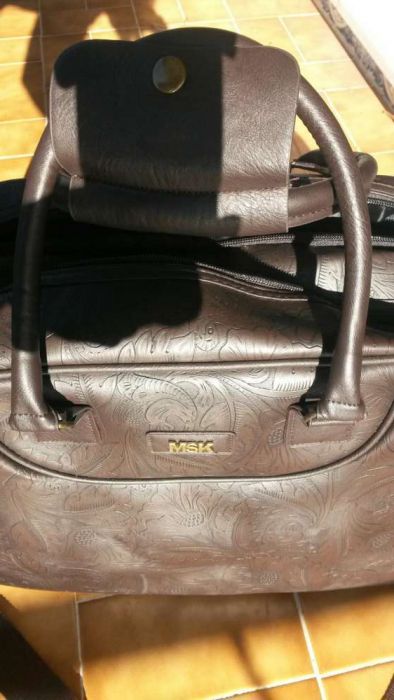 Mala de viagem castanha MSK