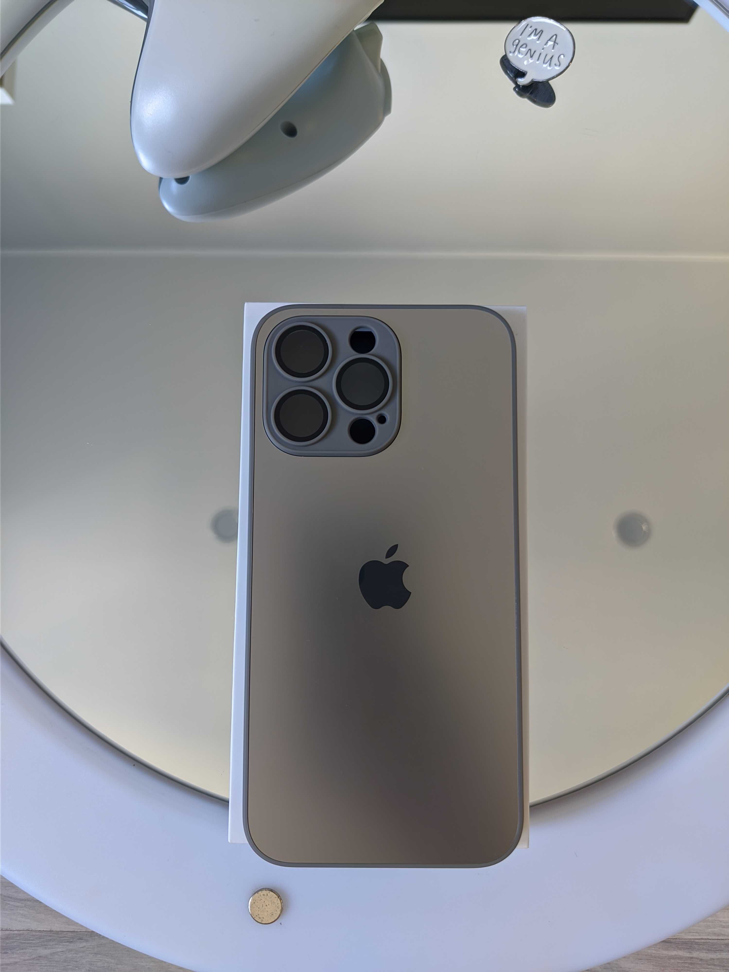 Чохол на iPhone 15 Pro Max AG GLASS Titanium Gray чехол айфон кейс