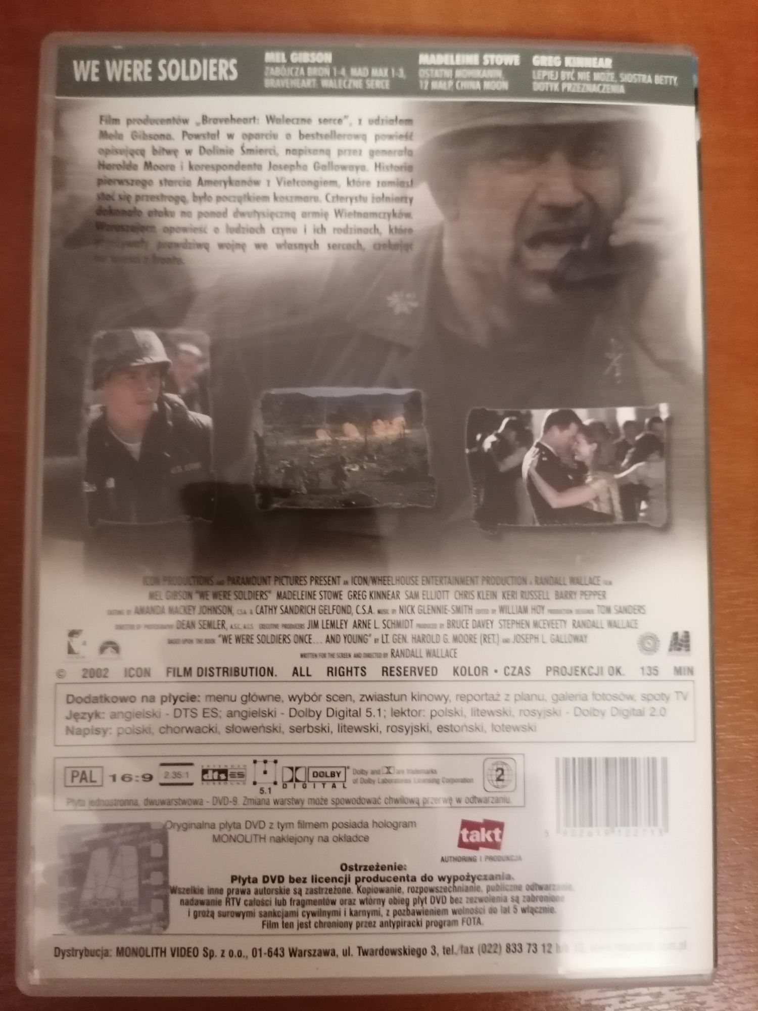 Film na dvd Byliśmy żołnieżami