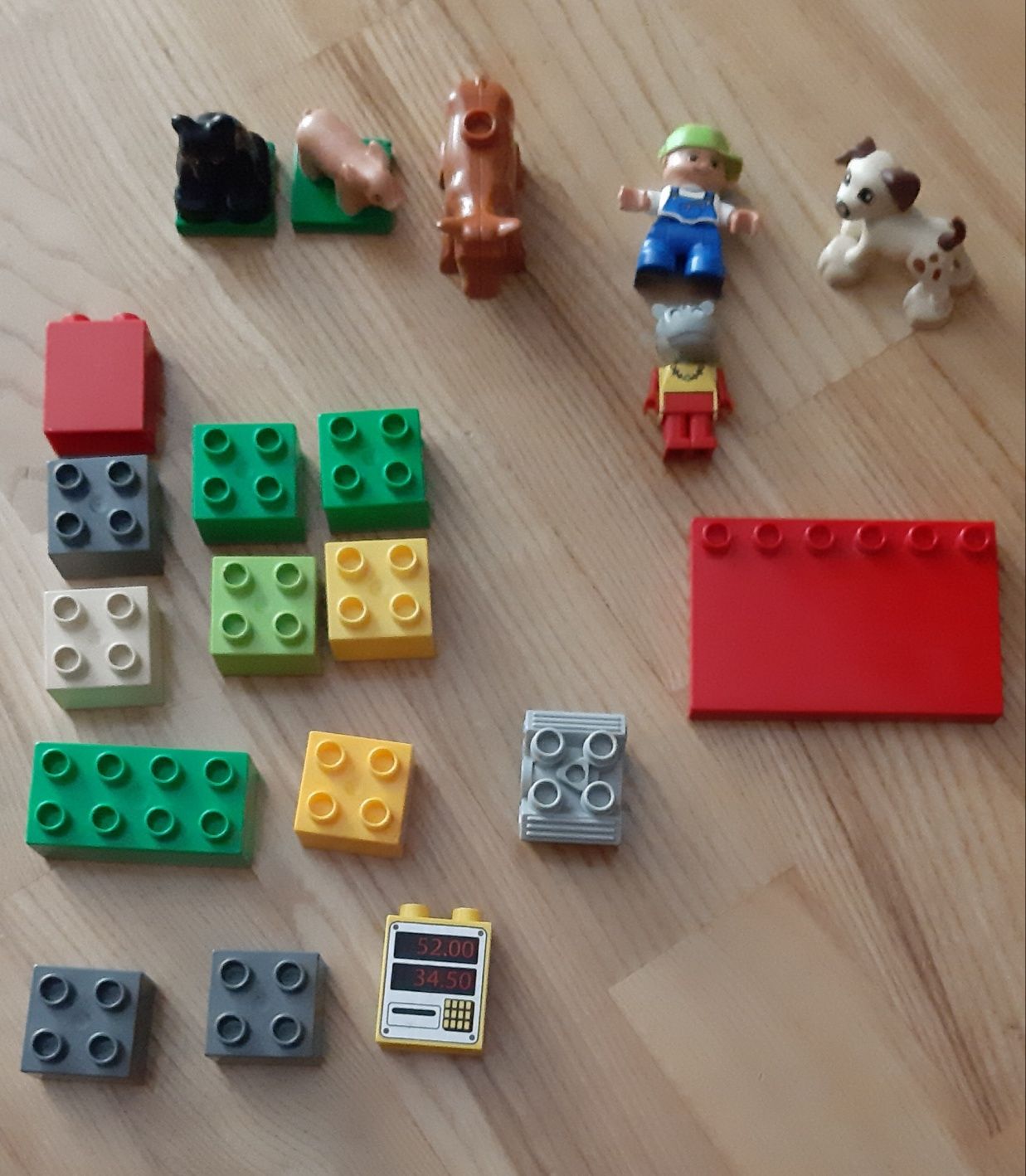 Lego Duplo Quad strażacki, poczta listonosz