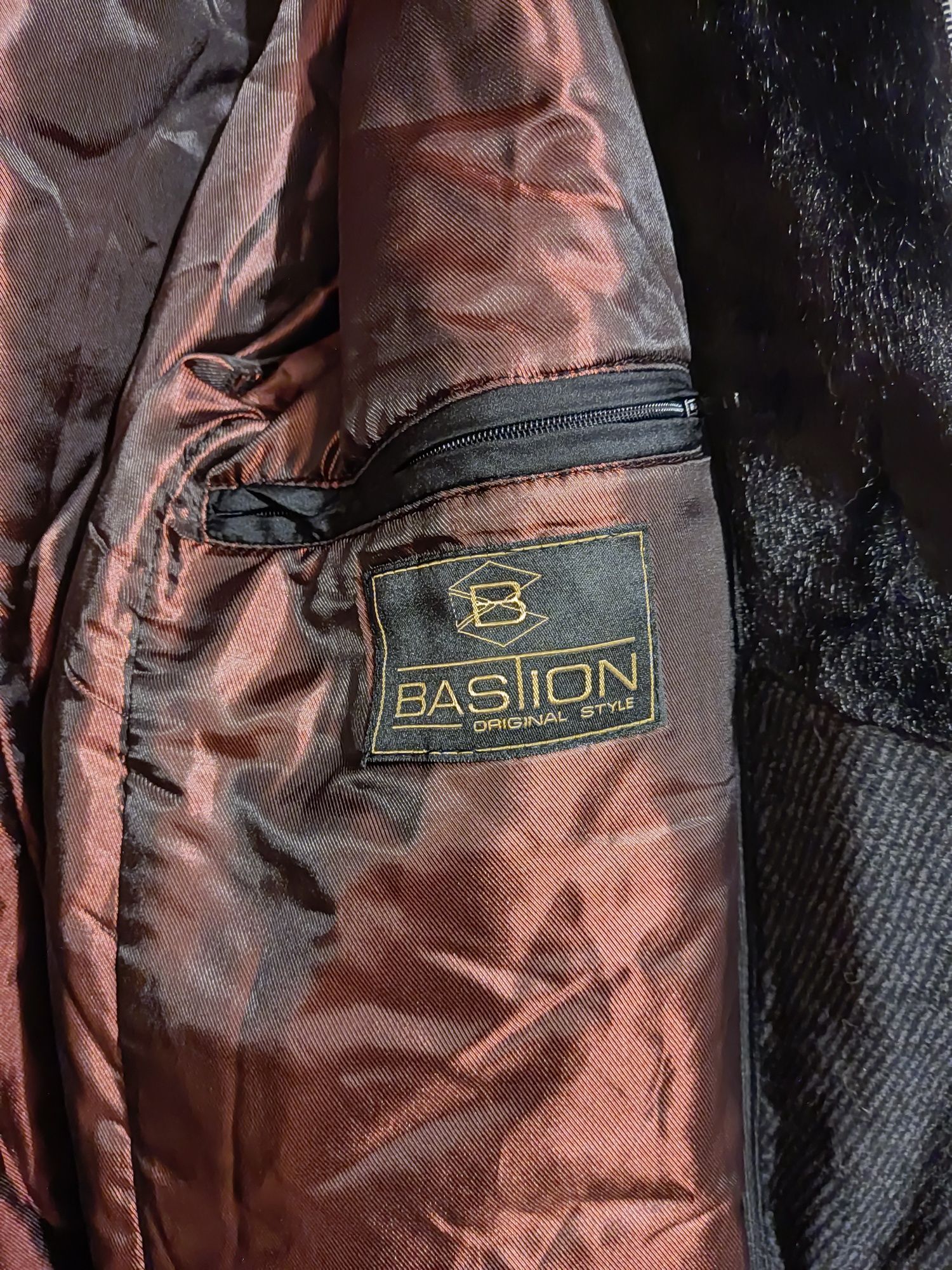 Новое мужское пальто Bastion осень зима размер 58 4XL