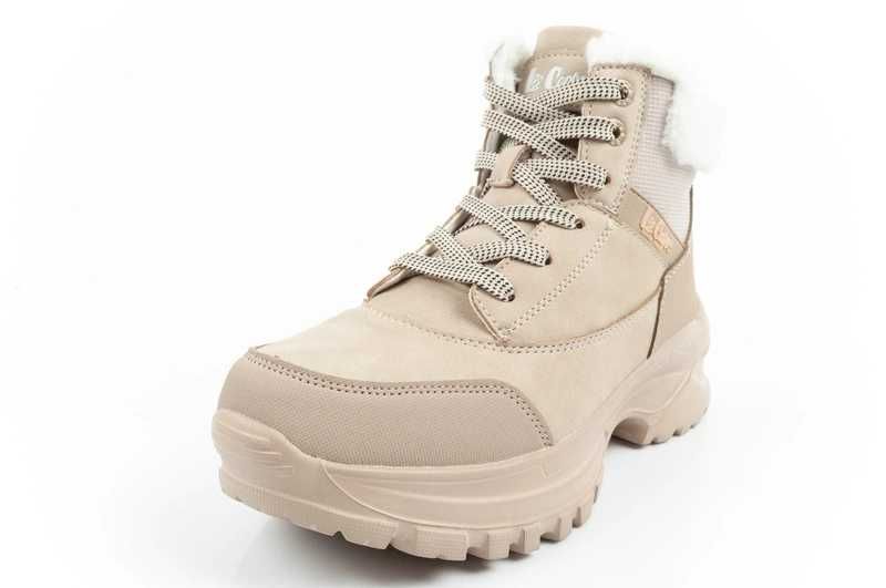 Lee Cooper zimowe trekkingowe Lee Cooper ocieplane beżowe r. 36-41