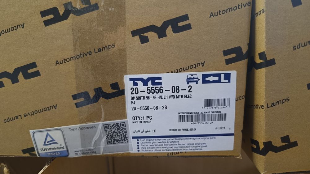 Reflektor Lampa Opel Sinatra 96-98 L+P TYC