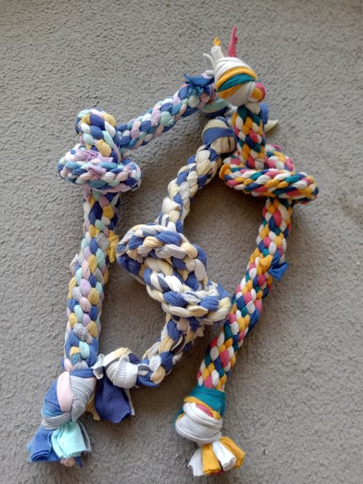 Zestaw szarpakow dla psów