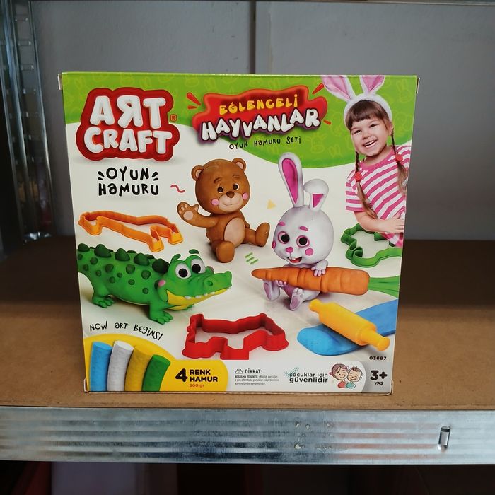 Art Craft – Kit de Plasticina "Animais Divertidos"