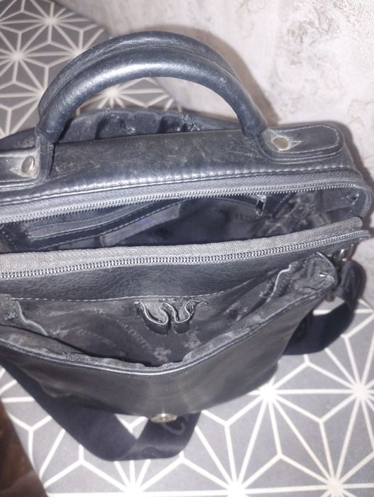 Чоловіча шкіряна барсетка Visconti