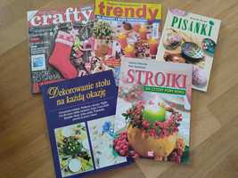 Zestaw magazynów i książek - dekoracje stołu i inne świąteczne
