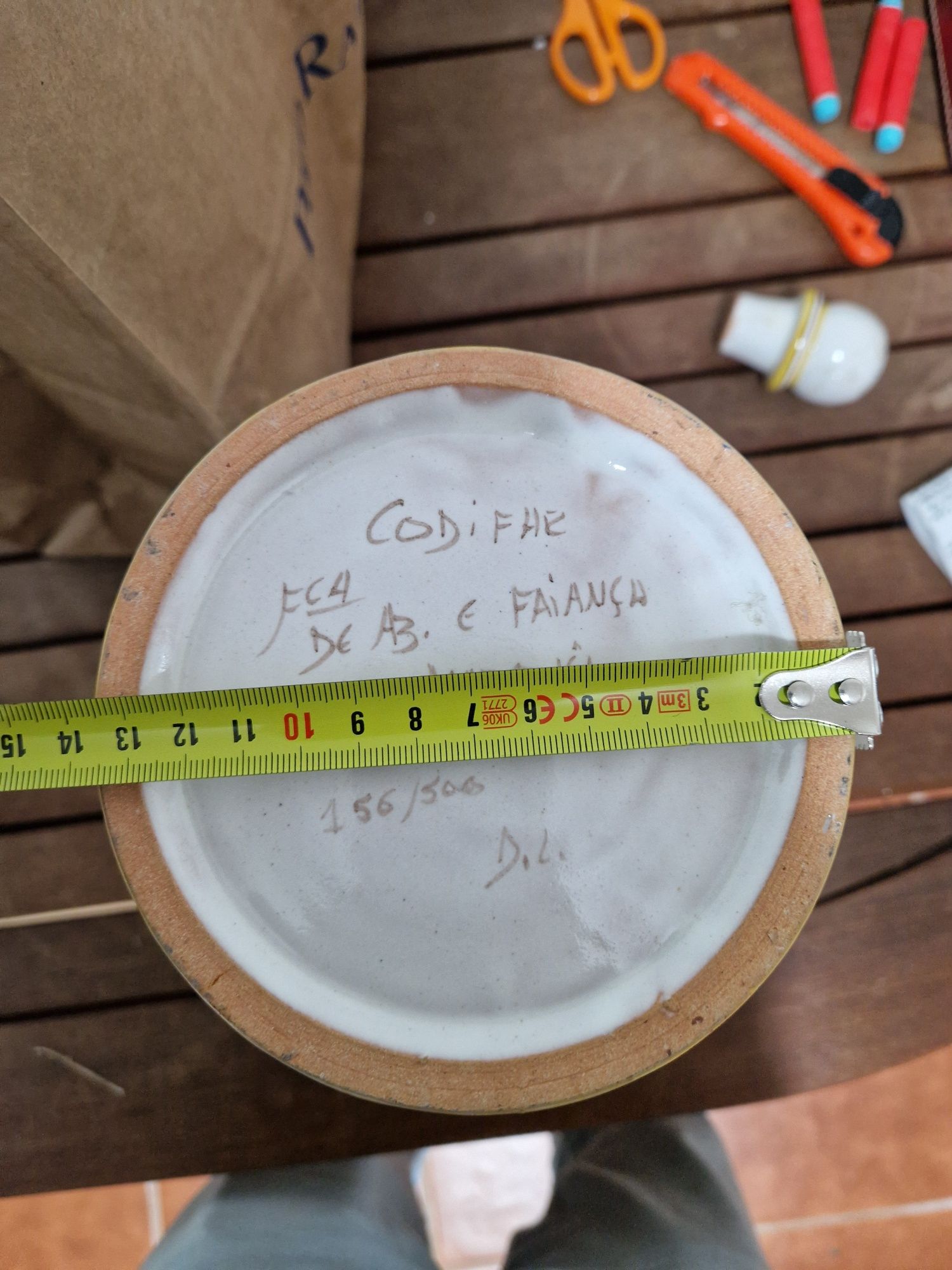 Grande faiança farmácia numerada