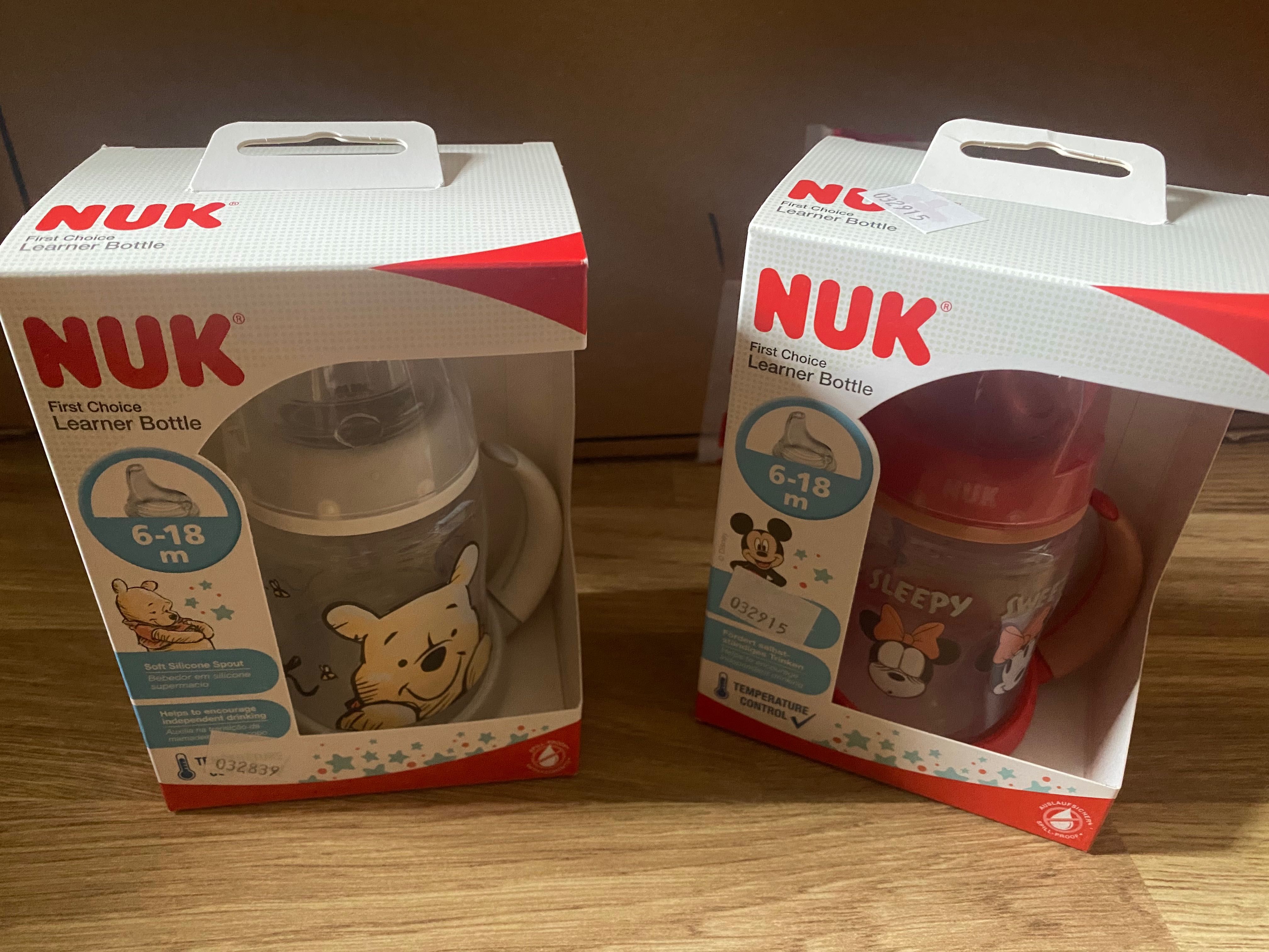Новый поильник Nuk 6-18 Минни маус Винни пух Микки пеппа стакан Пеппа