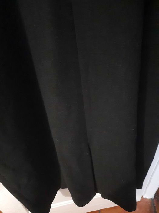 Casaco comprido fazenda preta L/XL