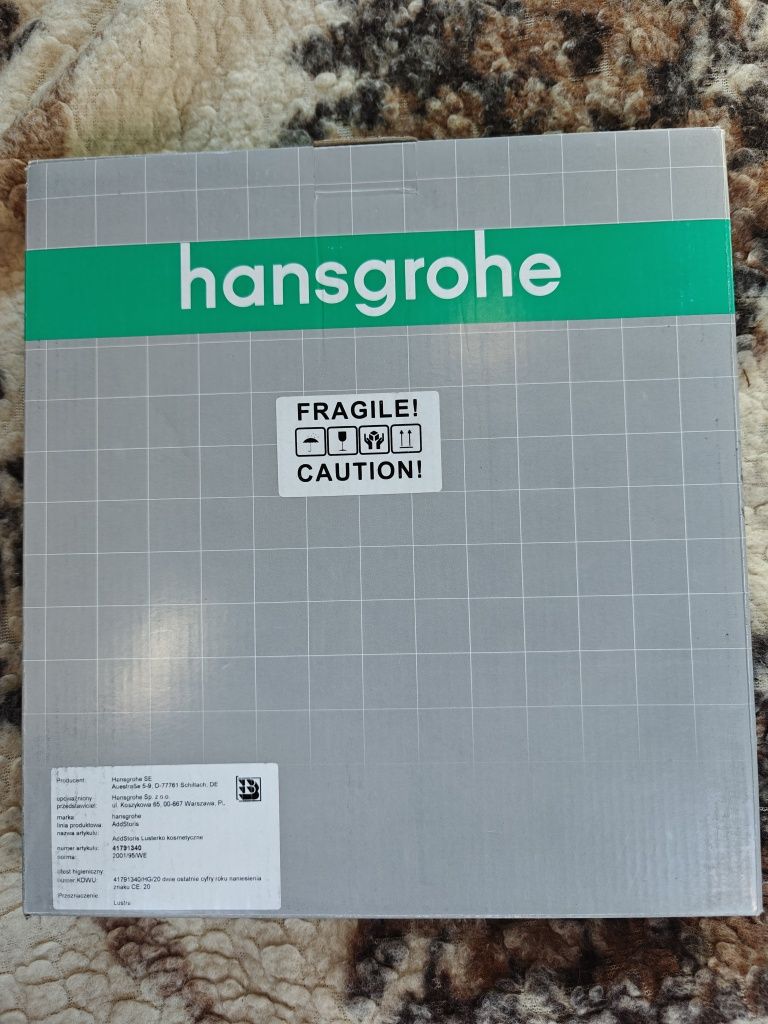 Hansgrohe AddStoris lusterko łazienka kosmetyczne okrągłe  chrom
