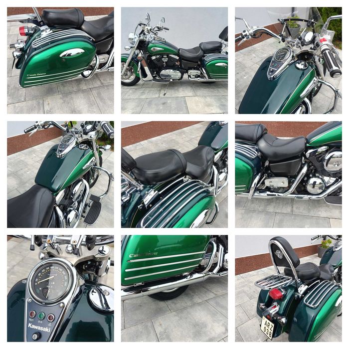 Kawasaki VN 1500 Classic Tourer, 1998 r. SZYBA, transport, raty!