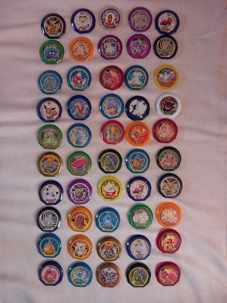 Tazos pokemon +70 tazos