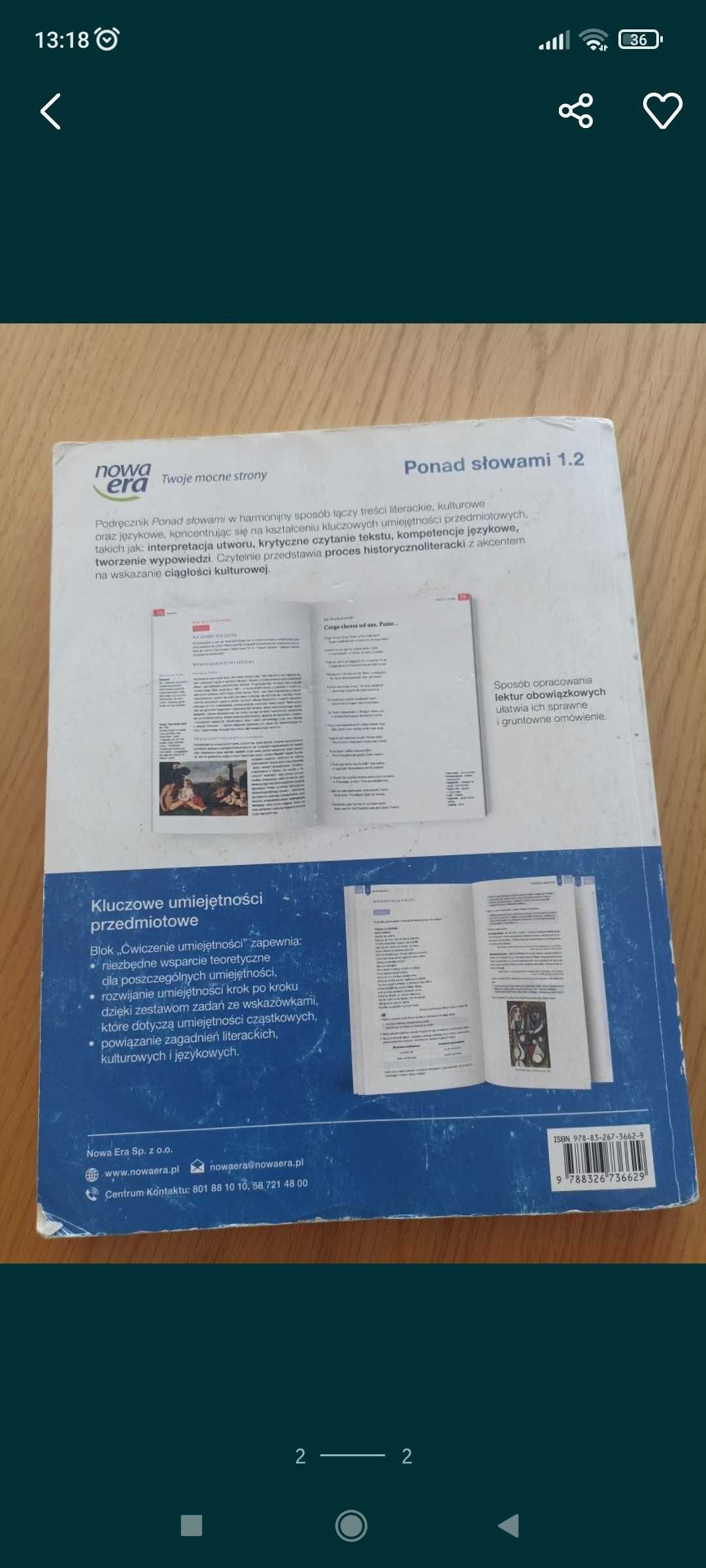 Ponad słowami podręcznik 1 część 2