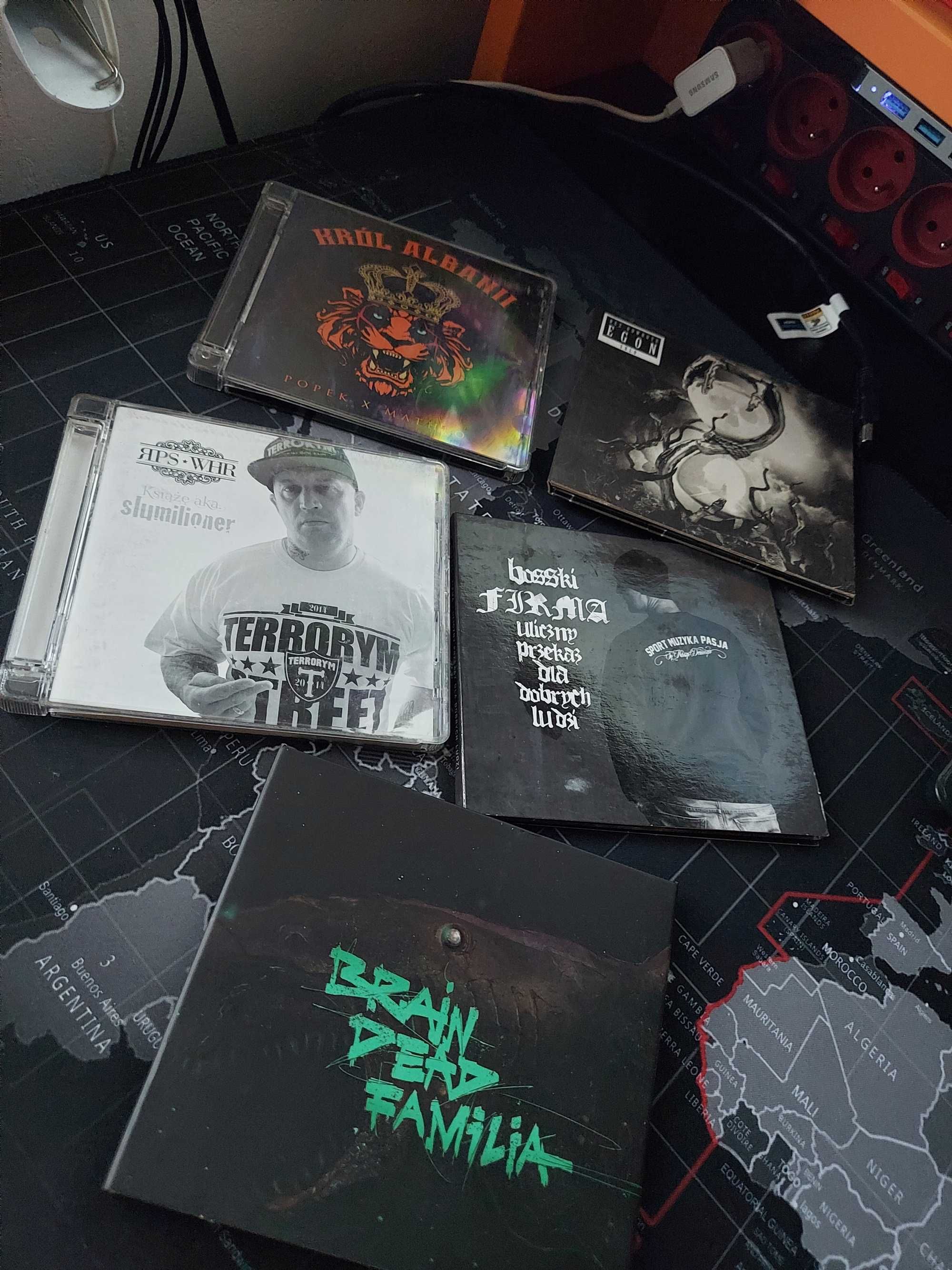 Zestaw płyt CD- RPS | Popek | Egon | Bosski Roman | Brain Dead Familia