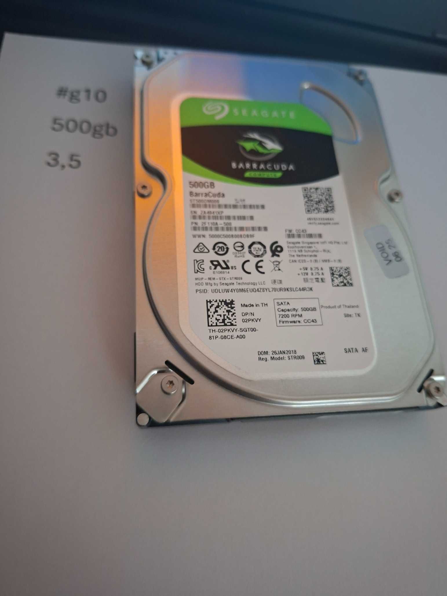 dysk twardy 500gb 3,5 sprawny #g10