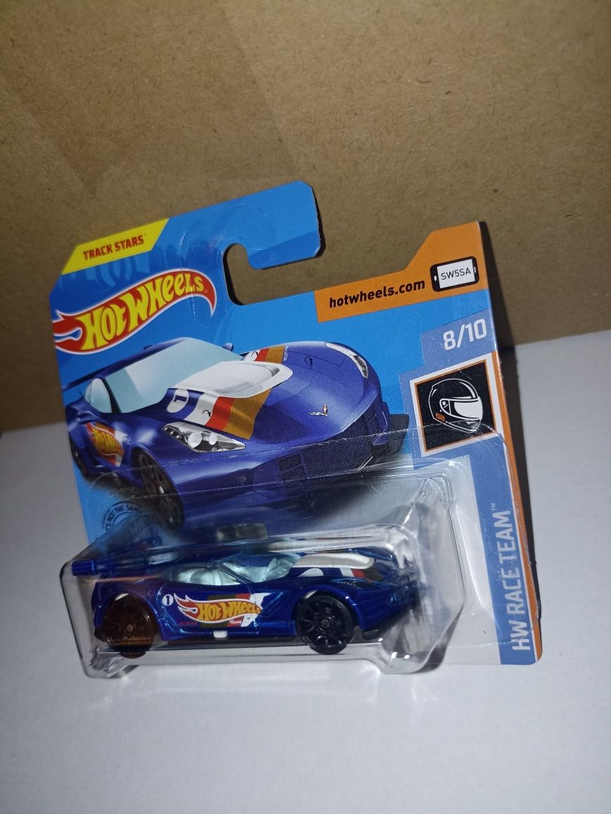 Hot Wheels Corvette C7.R granatowa