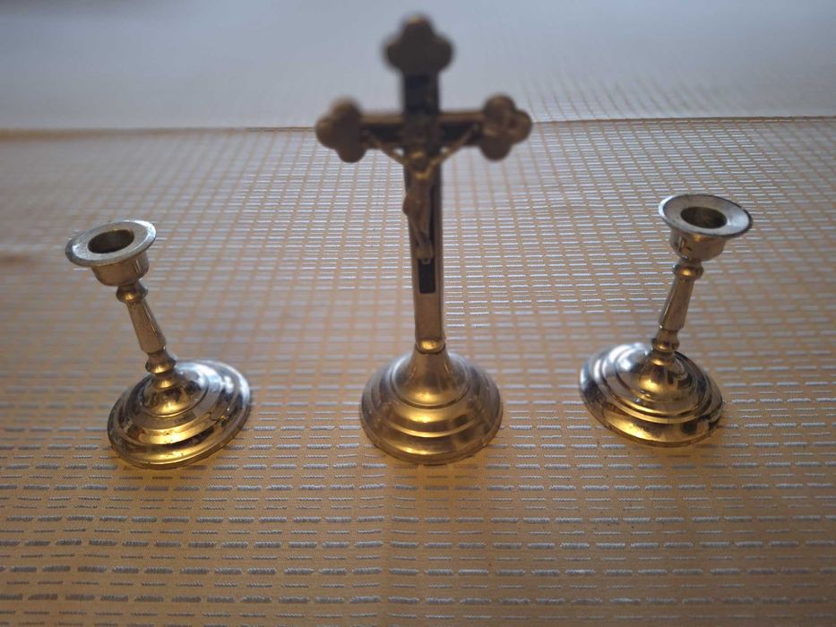 Chromowany komplet kolędowy