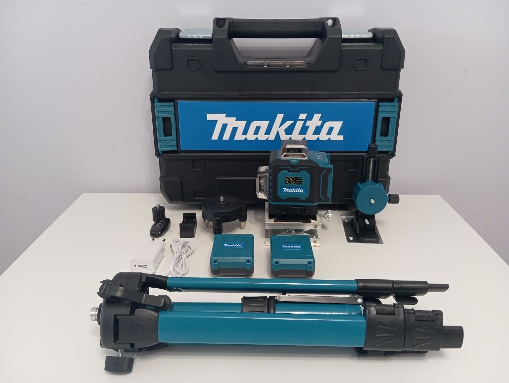 Новинка 2025 року! Makita 4D 2 АКБ.лазерний рівень. Лазерный уровень.