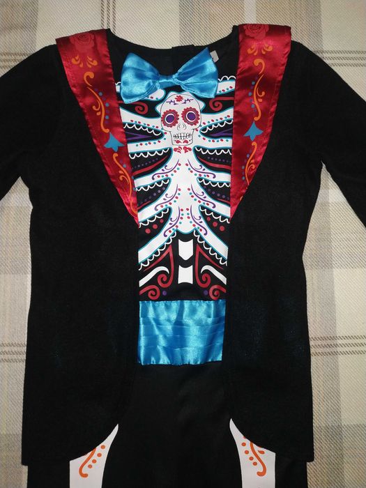 Костюм скелет коко на Хеловін 8-9 років