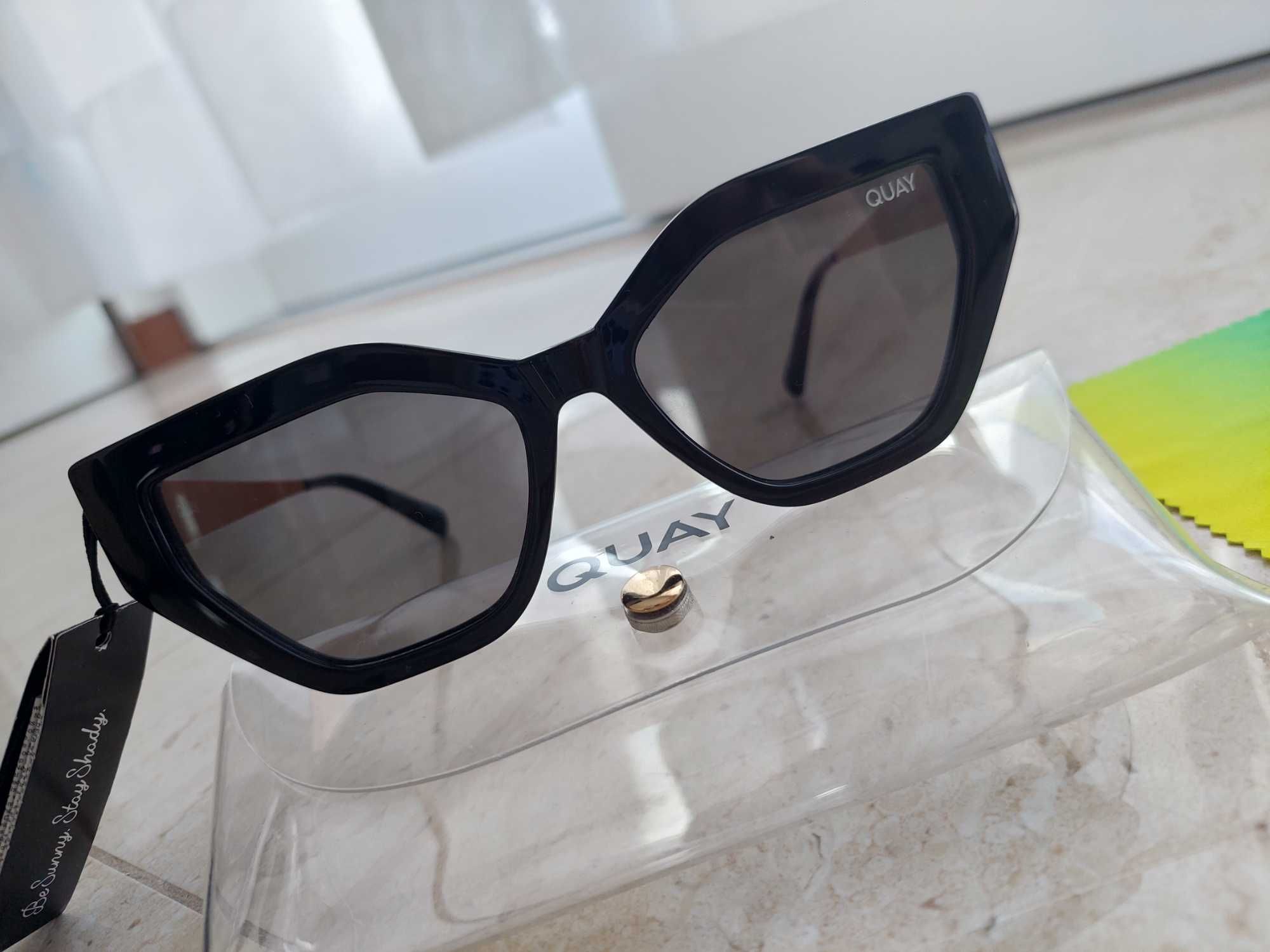Nowe Quay Eyewear Australia 1212 winylowe okulary przeciwsłoneczne